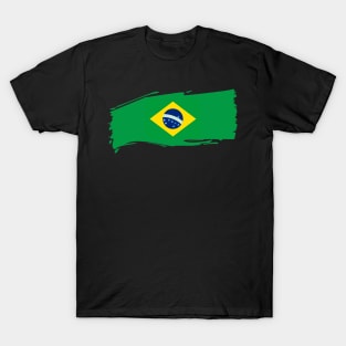 Brasil painted flag T-Shirt